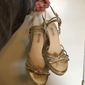 Lightly worn Michael Kors wedges!